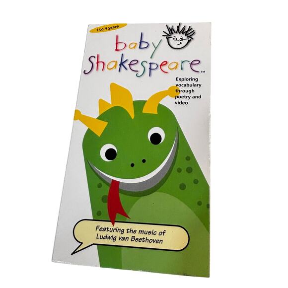 Baby Einstein Baby Shakespeare Beethoven Poetry VHS Tape 1-4 Years Old Education - Picture 1 of 12